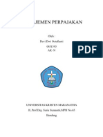 Download Manajemen Perpajakan by Devi Dwi Octafianti SEMAk Ak SN81243994 doc pdf