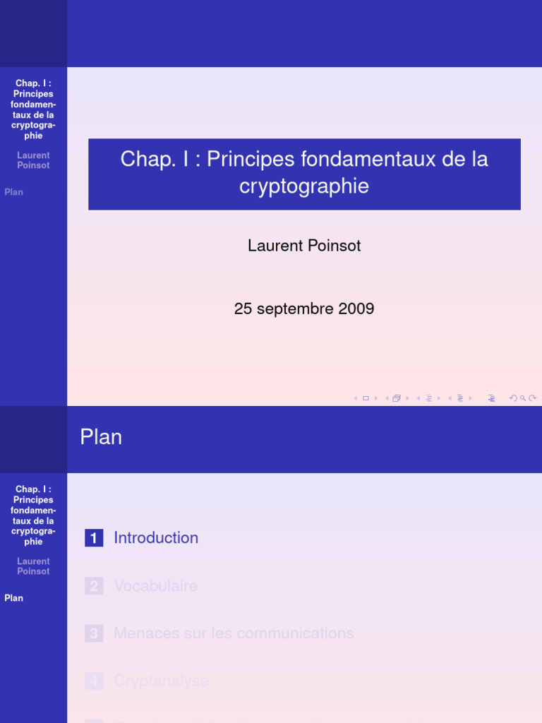 Principes de la cryptographie | PDF | Public-key cryptography ...