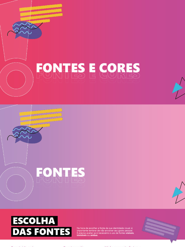 Fontes e Cores na Identidade Visual | PDF | Cor | Luz