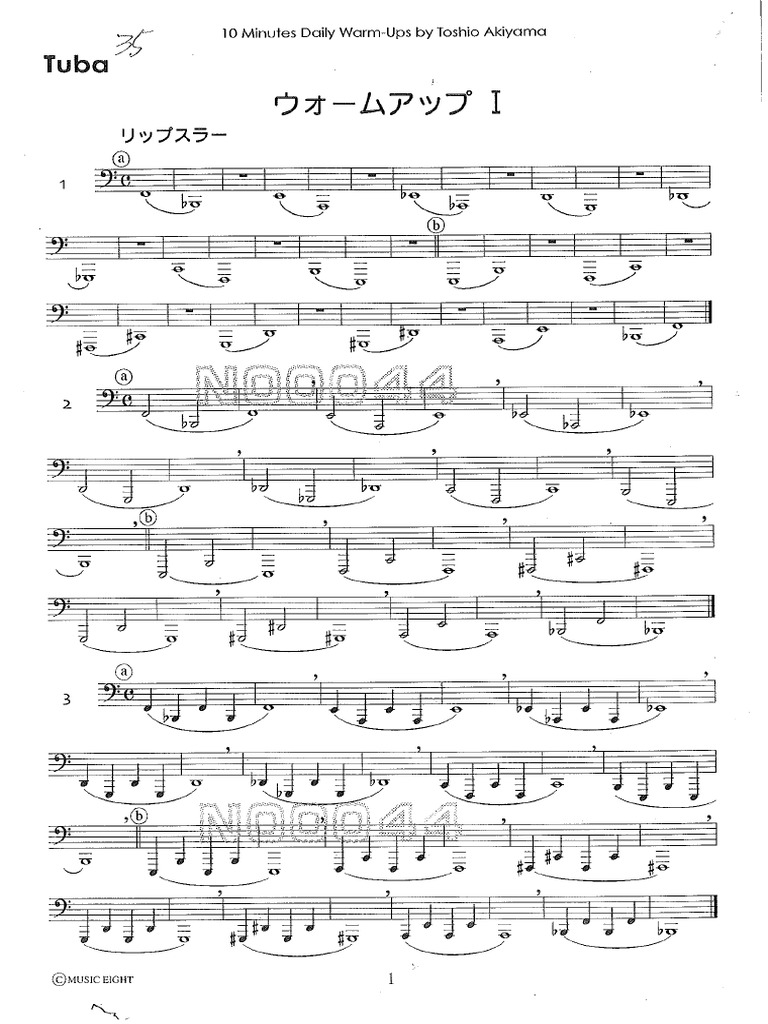 10 Minutes Daily Warm-Ups - BS | PDF