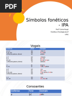 Tabela de Fonemas do Português | PDF | Fonema | Vogal