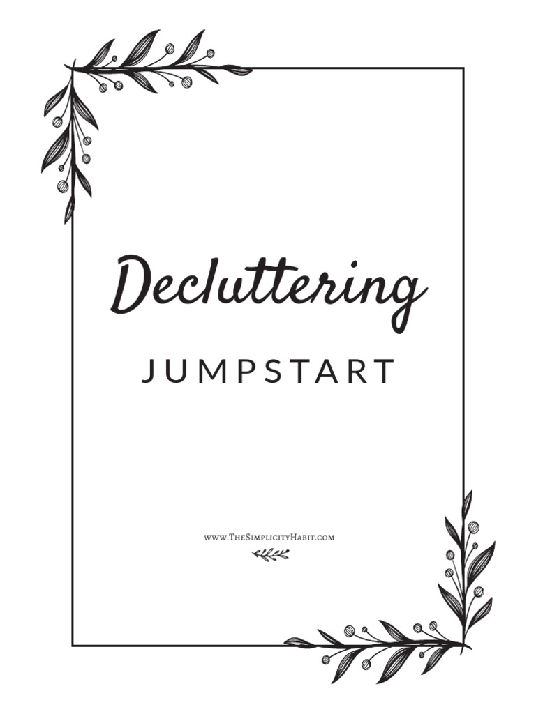 Quick Decluttering Guide: 12 Areas | PDF | Cabinetry | Kitchen