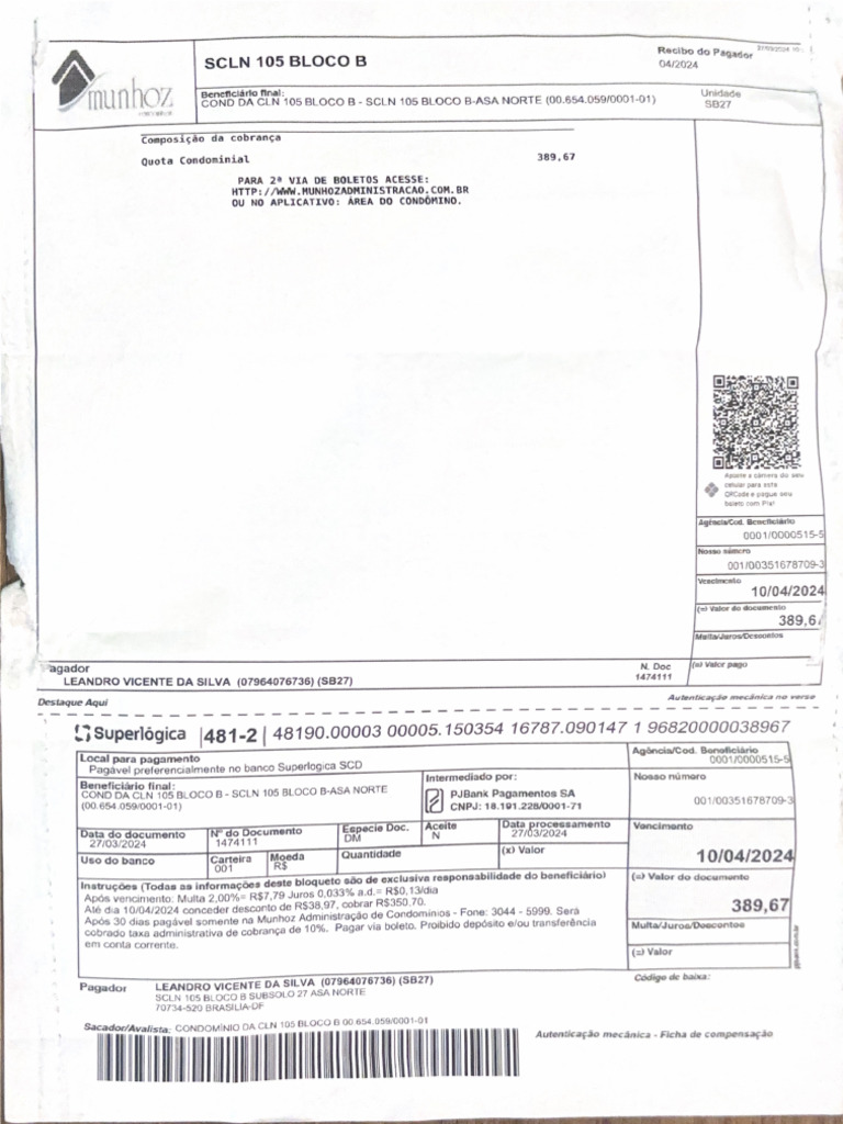 Condomínio - mar 24 | PDF