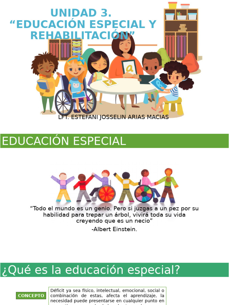 Tema 3 - Educacion Especial | PDF | Plan de estudios | Educación especial