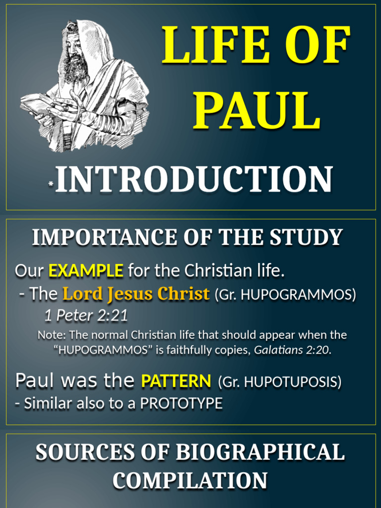 Life and Legacy of Apostle Paul | PDF | Acts Of The Apostles | Paul The ...