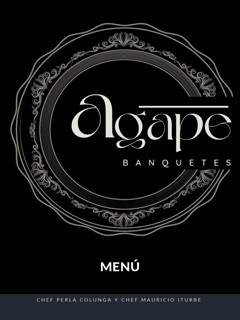 Menú de Catering Agape Banquetes | PDF | ensalada | Salsa