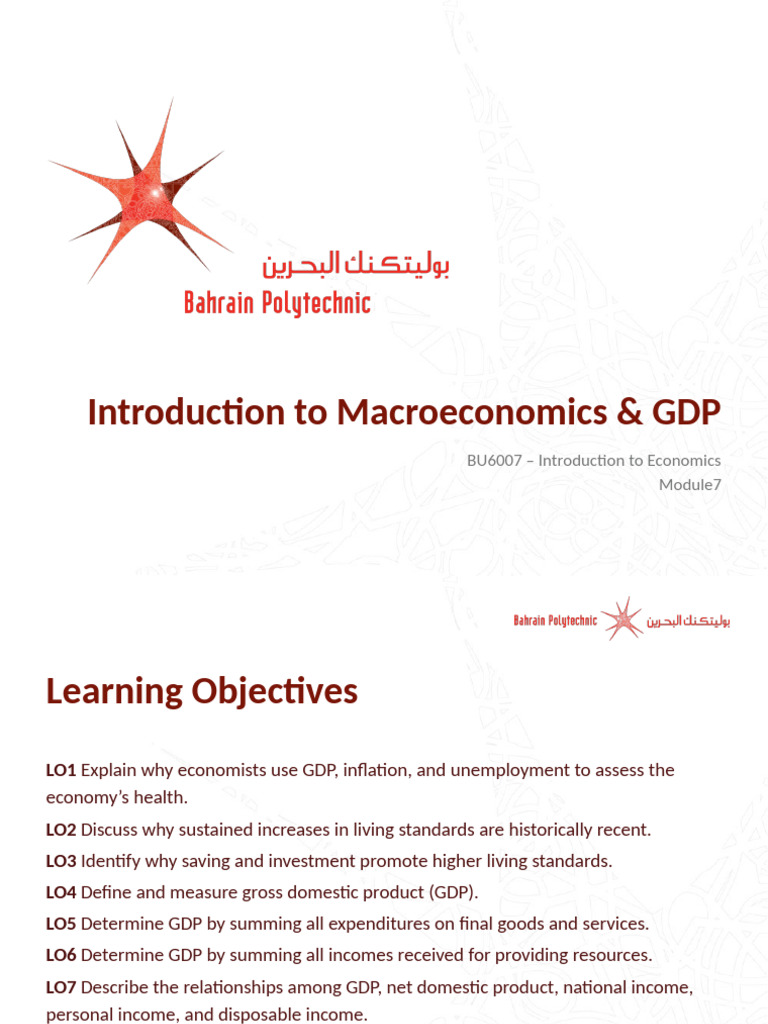 Module7-Lecture - V2 | PDF | Gross Domestic Product | Measures Of ...