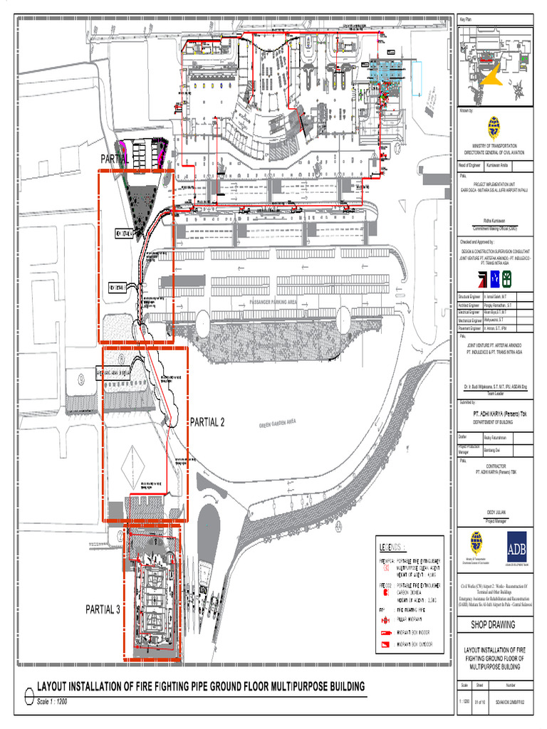 SD 15.M-mf-1208 Installation of Fire Fighting Pipe Ground Floor of ...