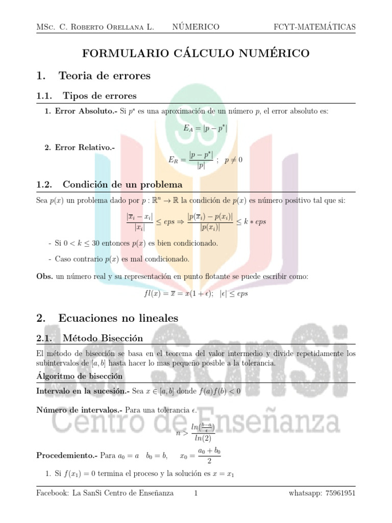Form Num | PDF | Matemáticas | Análisis matemático