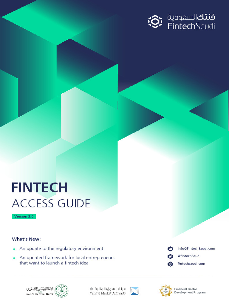 Fintech Access Guide Saudi Arabia 2023 | PDF | Banks | Central Banks