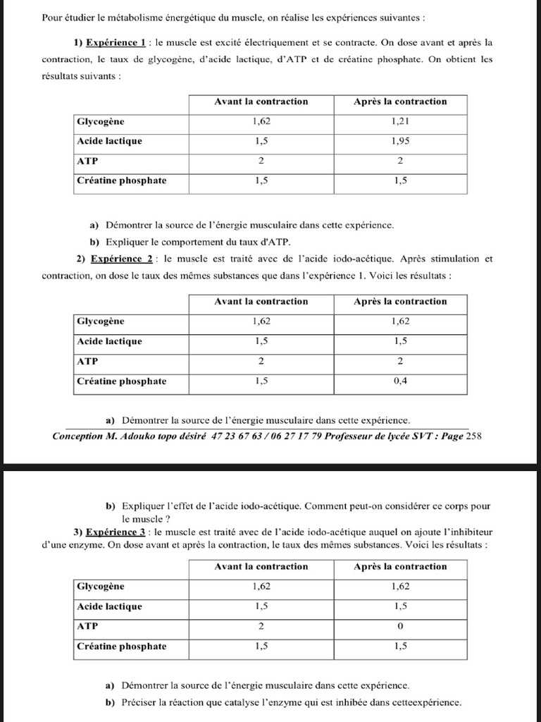 Leçon 3 Exercice | PDF