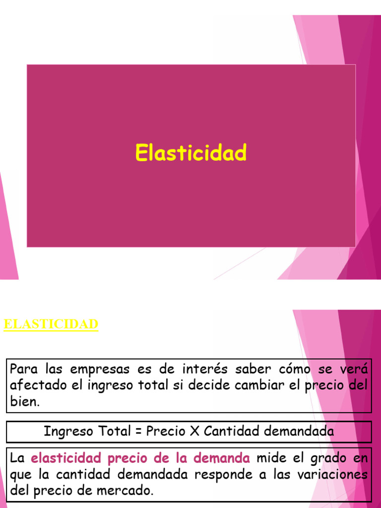 Elasticidad Precio de la Demanda Explicada | PDF | Elasticidad ...