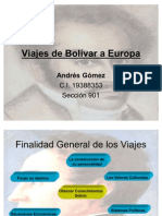 Viajes de Bolívar a Europa Andres Gomez