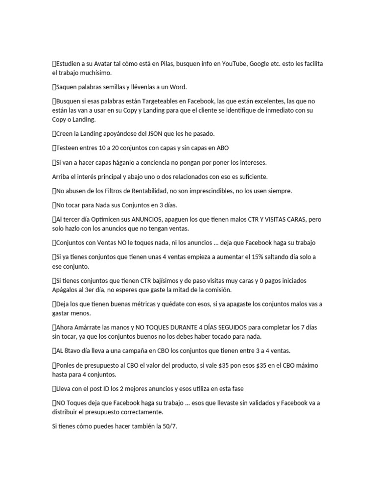Estrategias de Optimización en Facebook Ads | PDF