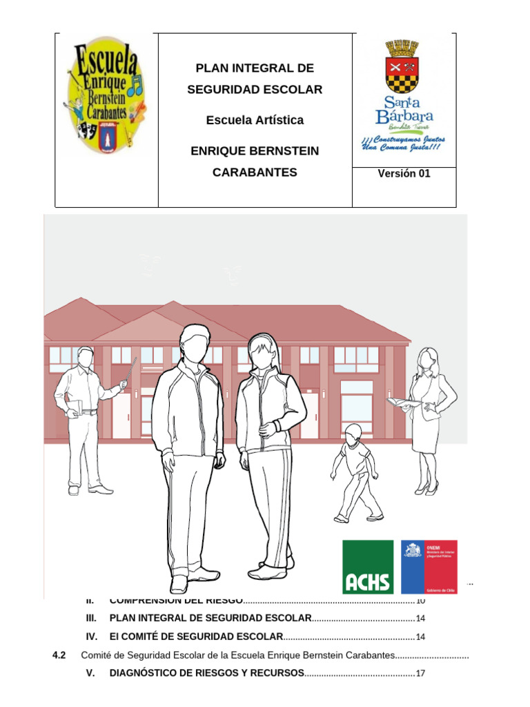 Plan de Seguridad Escolar 2022 | PDF | Valores | Escuelas