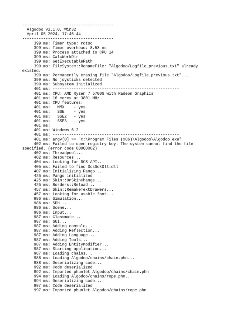 Algodoo v2.1.0 Error Code 425 Details | PDF | Ibm Pc Compatibles ...