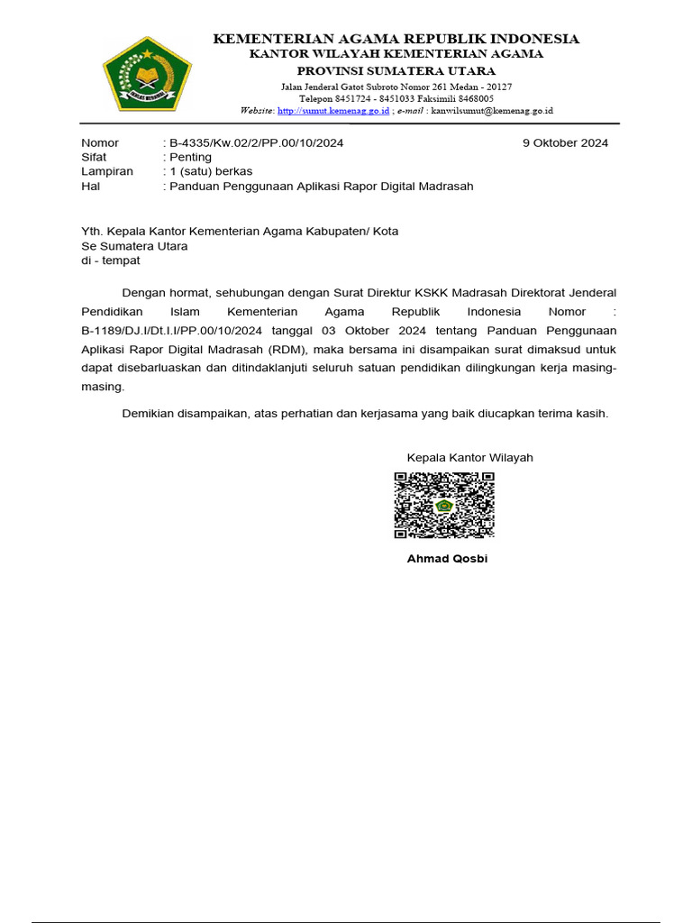 Panduan Aplikasi Rapor Digital Madrasah | PDF