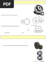 Gear Types and Module Standards Chart | PDF | Gear | Machines