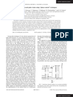 E. Hertz et al- Probing attosecond pulse trains using ‘‘phase-control’’ techniques