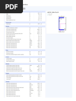PFC 100x50x10 Cross-Section Properties | PDF | Mechanics | Mechanical ...