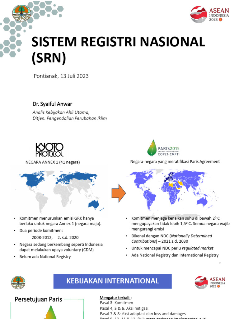 Sistem Registri Nasional untuk Emisi GRK | PDF