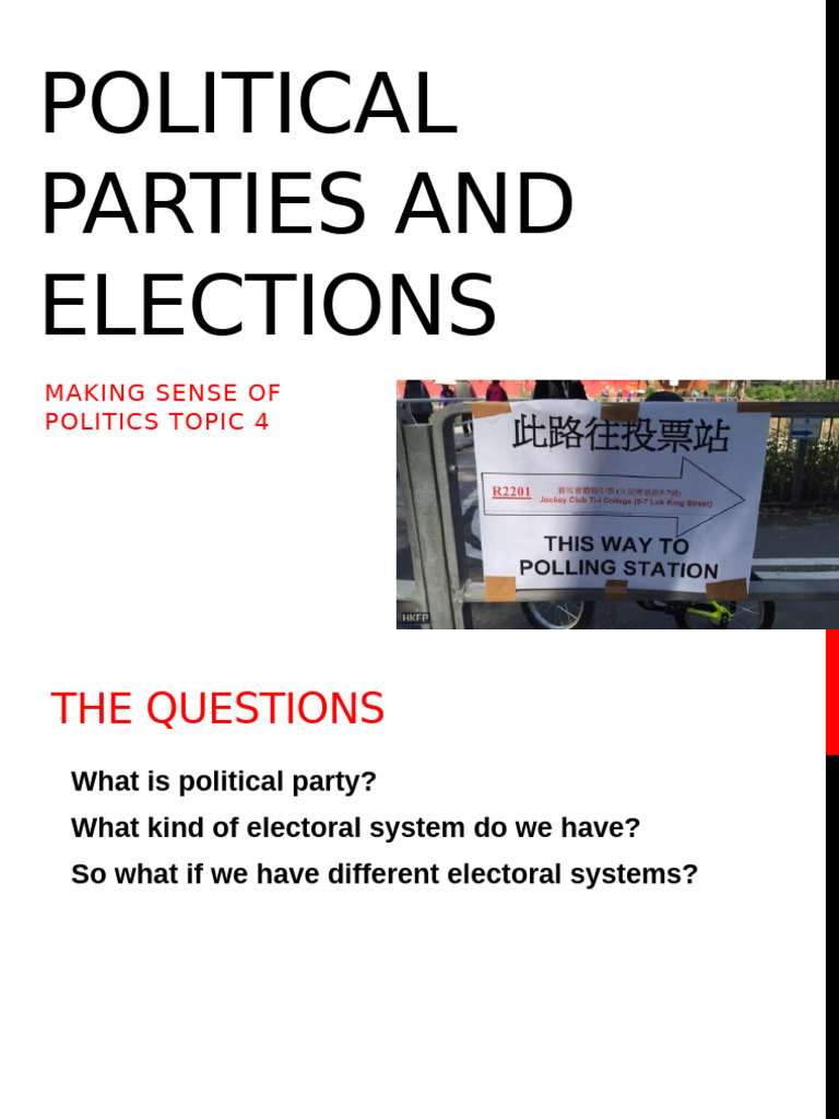 04 - Political Parties and Elections | PDF | Voting | Two Round System