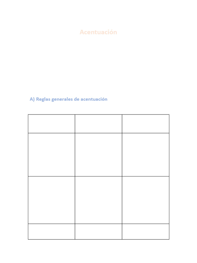 Reglas de Acentuación en Español | PDF | Fonología | Voz humana