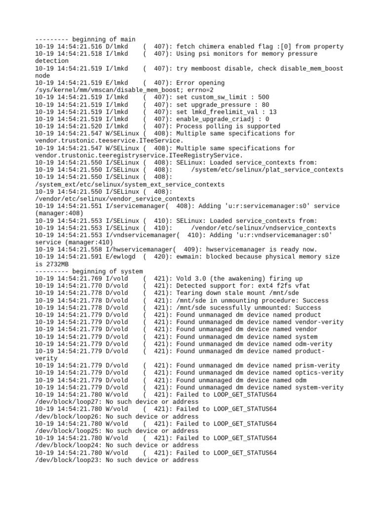 Android Memory Management Logs | PDF | Information Technology ...