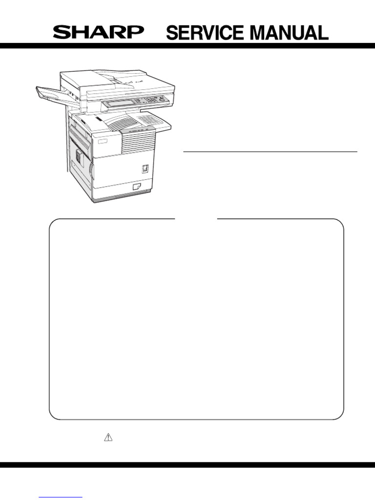 Sharp AR-M350/M450 Printer Manual | PDF | Office Equipment | Office Work