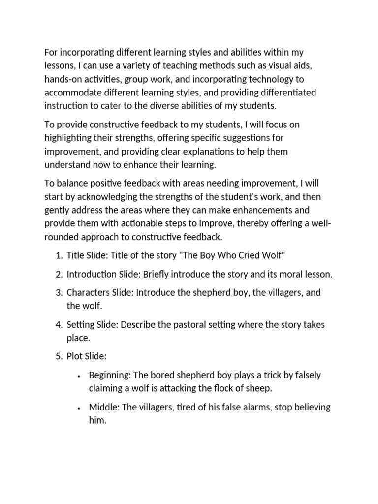 For Incorporating Different Learning Styles and Abilities Within My ...