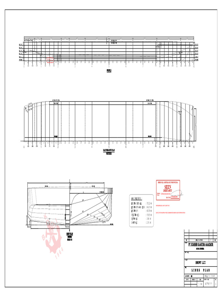 Rekomendasi Lines Plan Biro Klasifikasi | PDF