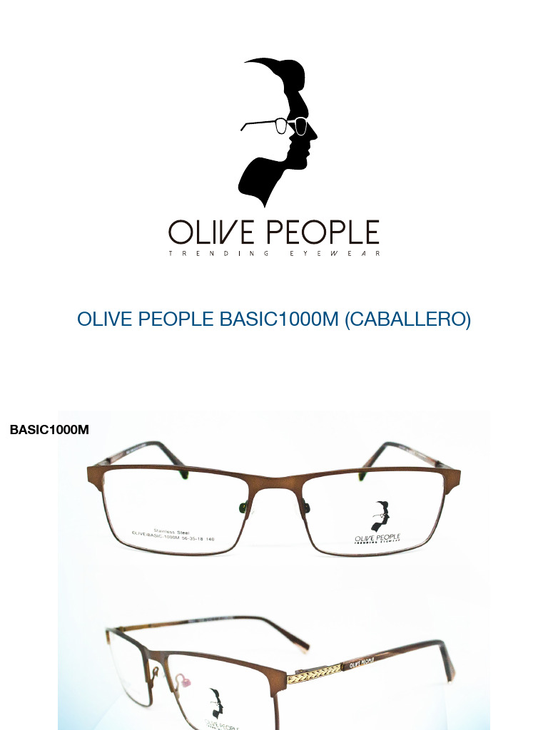 Olive People Basic 1000M Series Overview | PDF