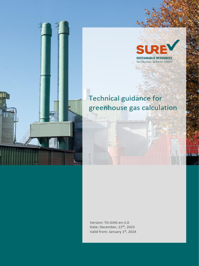 2024 - Technical Guidance For GHG Calculation by SURE | PDF ...