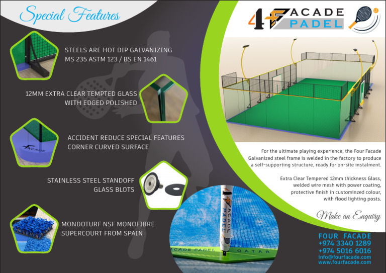 Premium Padel Court Solutions | PDF