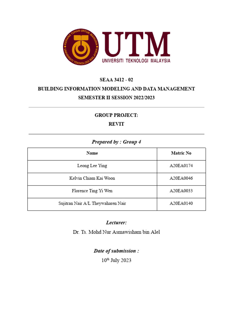 Group 4 Report Pdf Computing Building Information Modeling