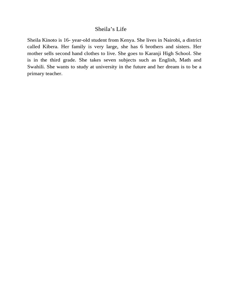 English paragraph pdf