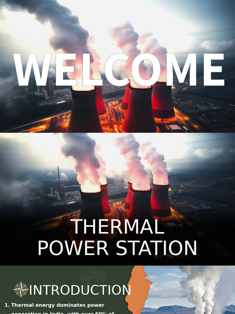 Thermal Power Station | PDF | Boiler | Fossil Fuel Power Station