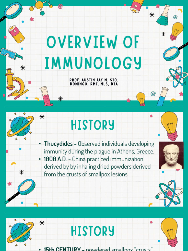 History and Mechanisms of Immunity | PDF | Immune System | Innate ...