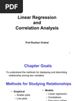 Statistics-Linear Regression and Correlation Analysis