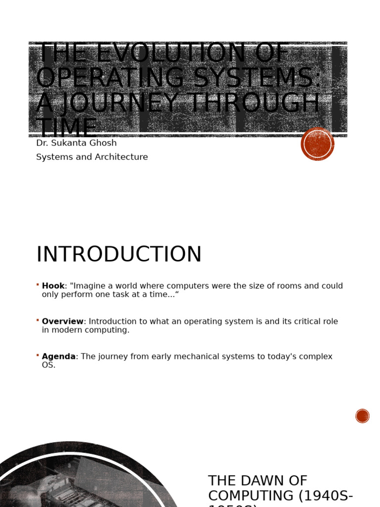 Evolution of Operating Systems Explained | PDF | Operating System ...
