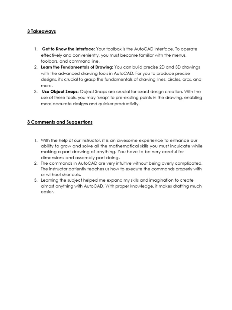 AutoCAD Basics: Interface & Drawing Tips | PDF