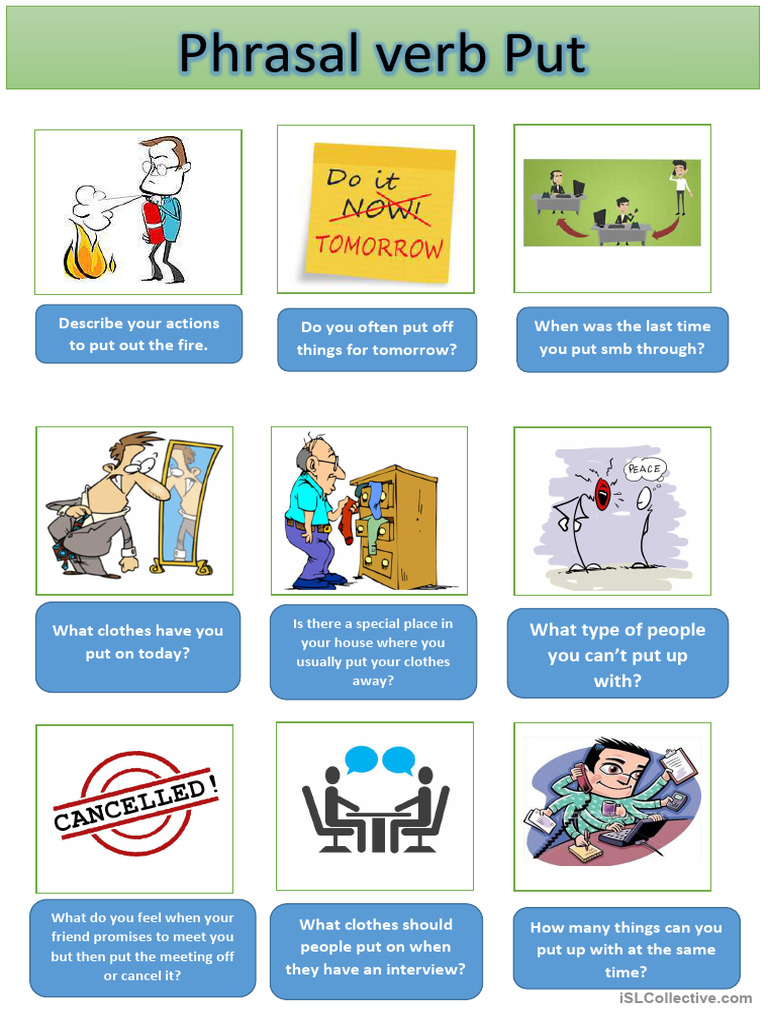 phrasal verb put | PDF