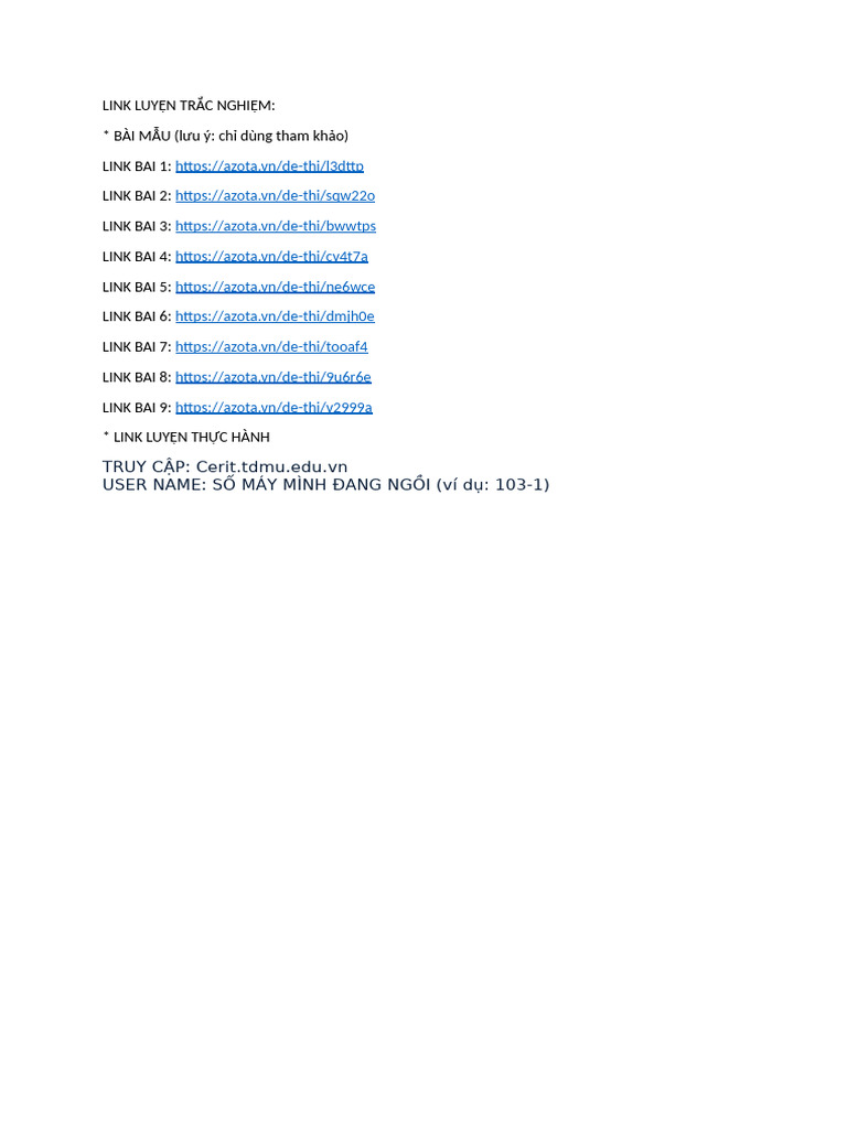 Link Test | PDF