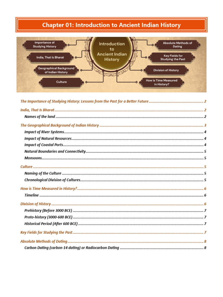 Ancient Indian History Overview | PDF | Radiocarbon Dating