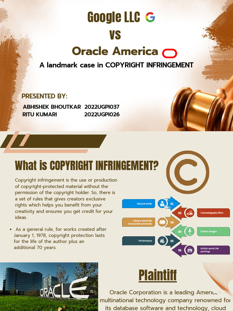 Oracle Vs Google A Landmark Case in Copyright Law PDF | PDF | Fair Use ...