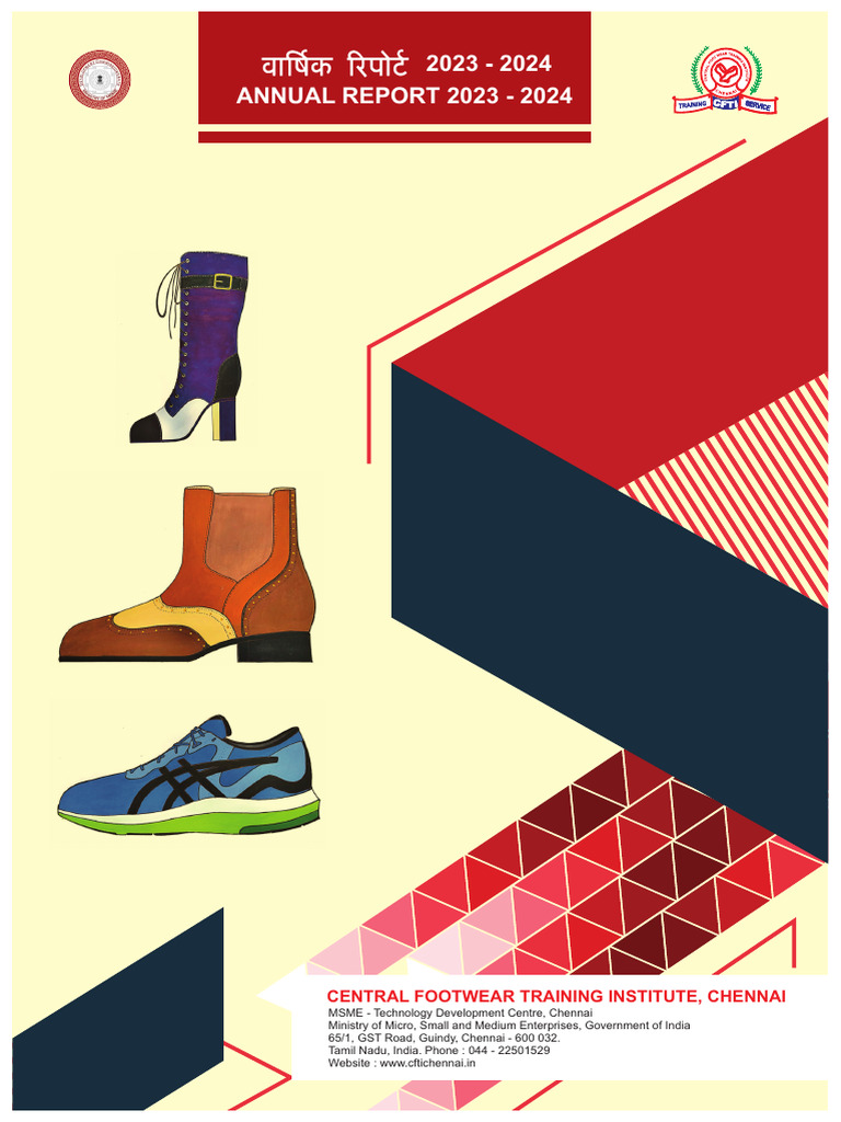 Cfti Chennai Annual Report Fy 2023 2024 (02.12.2024) | PDF | Shoe