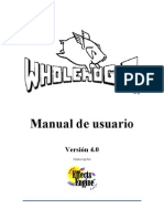 Manual del usuario de Wholehog II