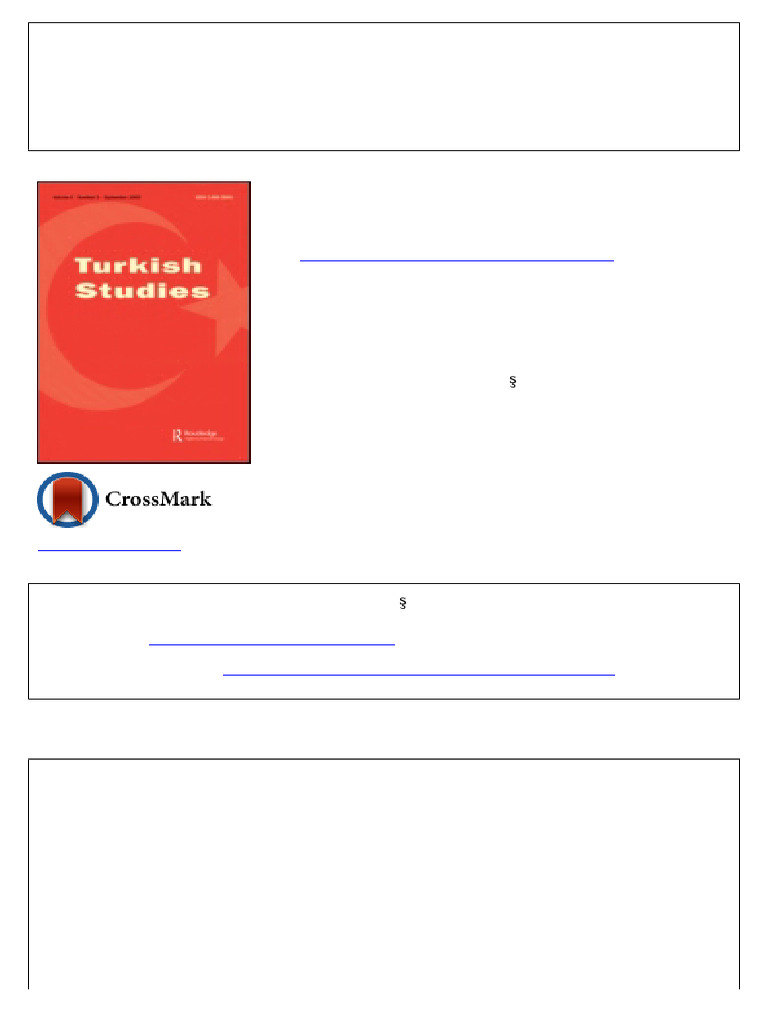 Dal 2014 | PDF | Turkey | Policy