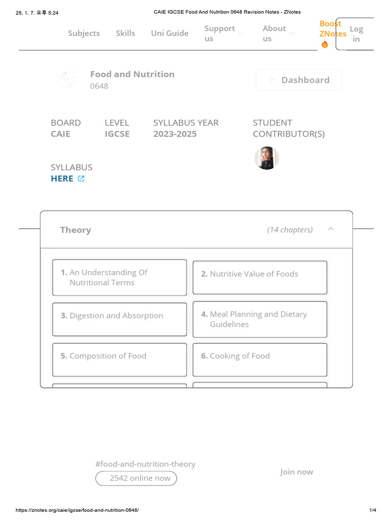 IGCSE Food and Nutrition Revision Notes | PDF | Nutrition | Diet ...