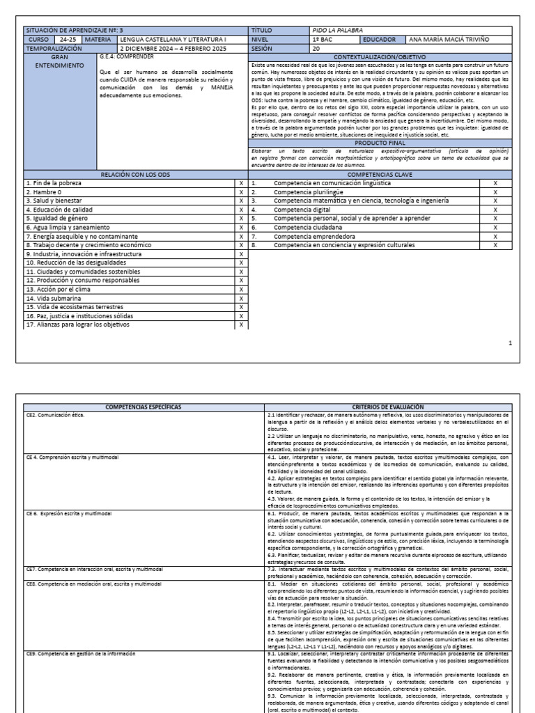 S A 3 | PDF | Evaluación | Comunicación
